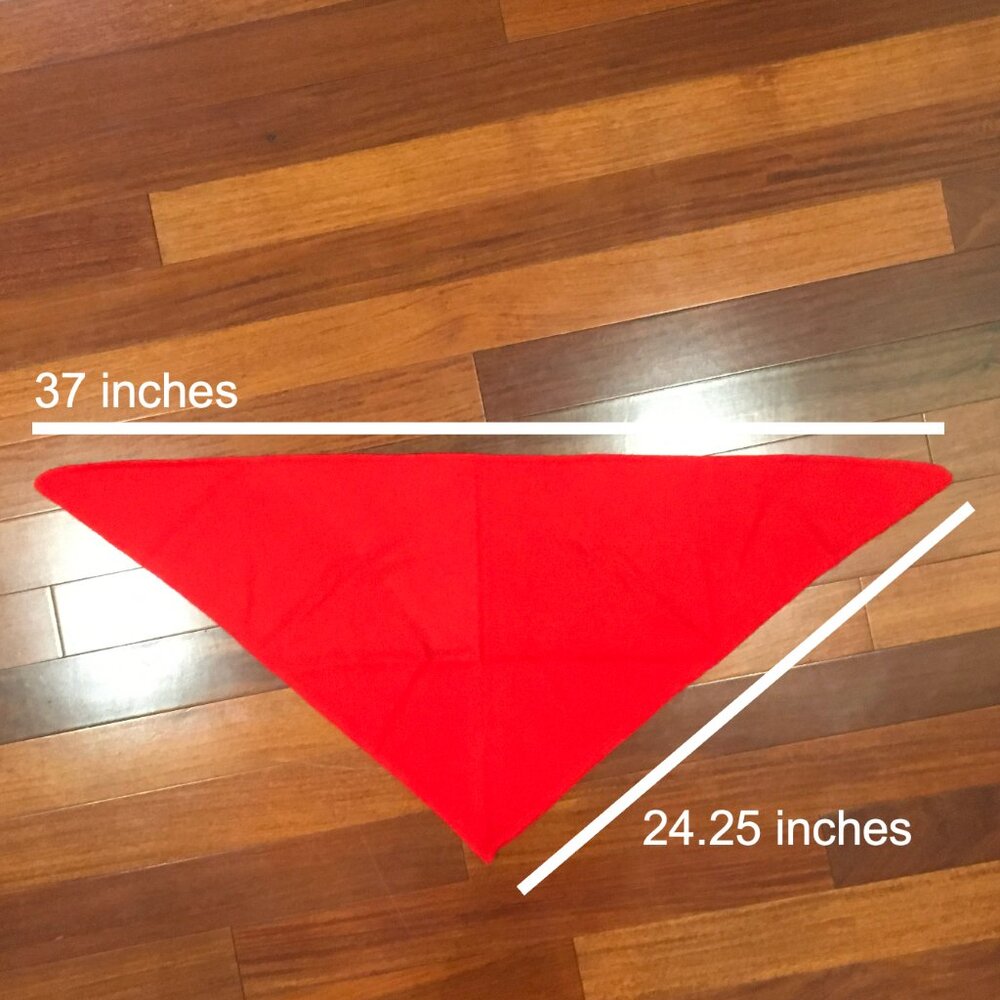 Madewell Wool-Cashmere Knit Bandana in Crimson NWOT - Picture 4 of 5
